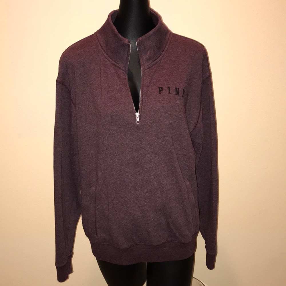 VS PINK purple crewneck #86 sweater